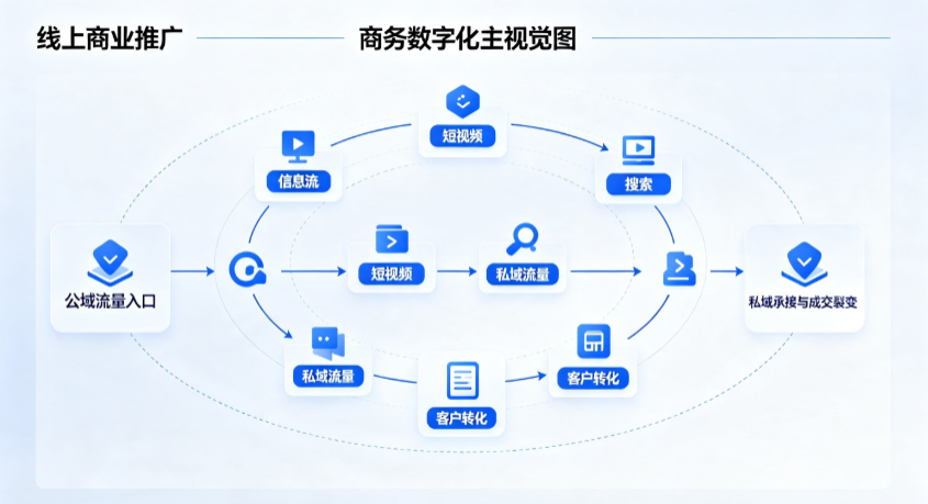 市北区线上商业推广怎么做？全域流量闭环搭建与低成本转化实战指南